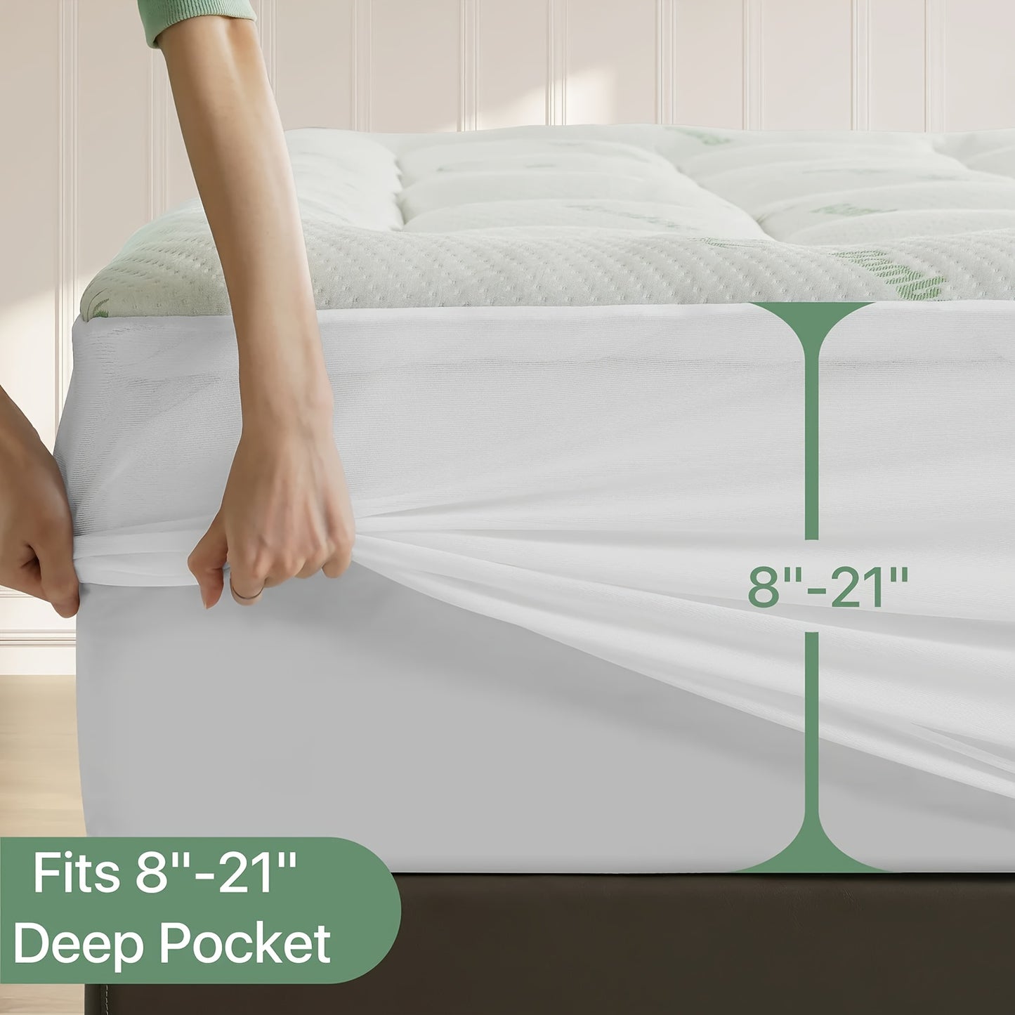 Cooling Bamboo Mattress Topper for Ultimate Bedroom Comfort