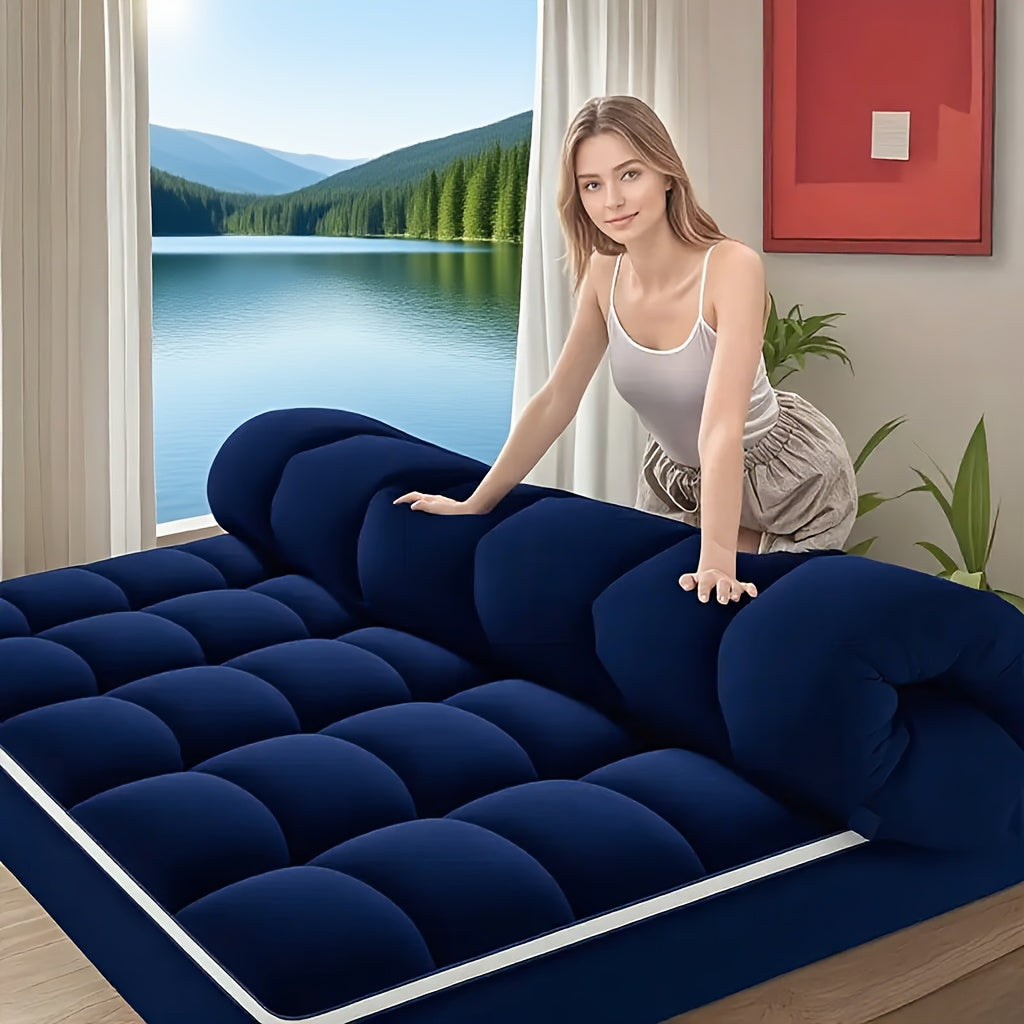 Cooling Bamboo Mattress Topper Breathable Soft and Comfortable Pad