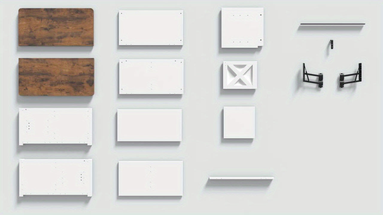 MSMASK Farmhouse Lift Top Coffee Table With Storage