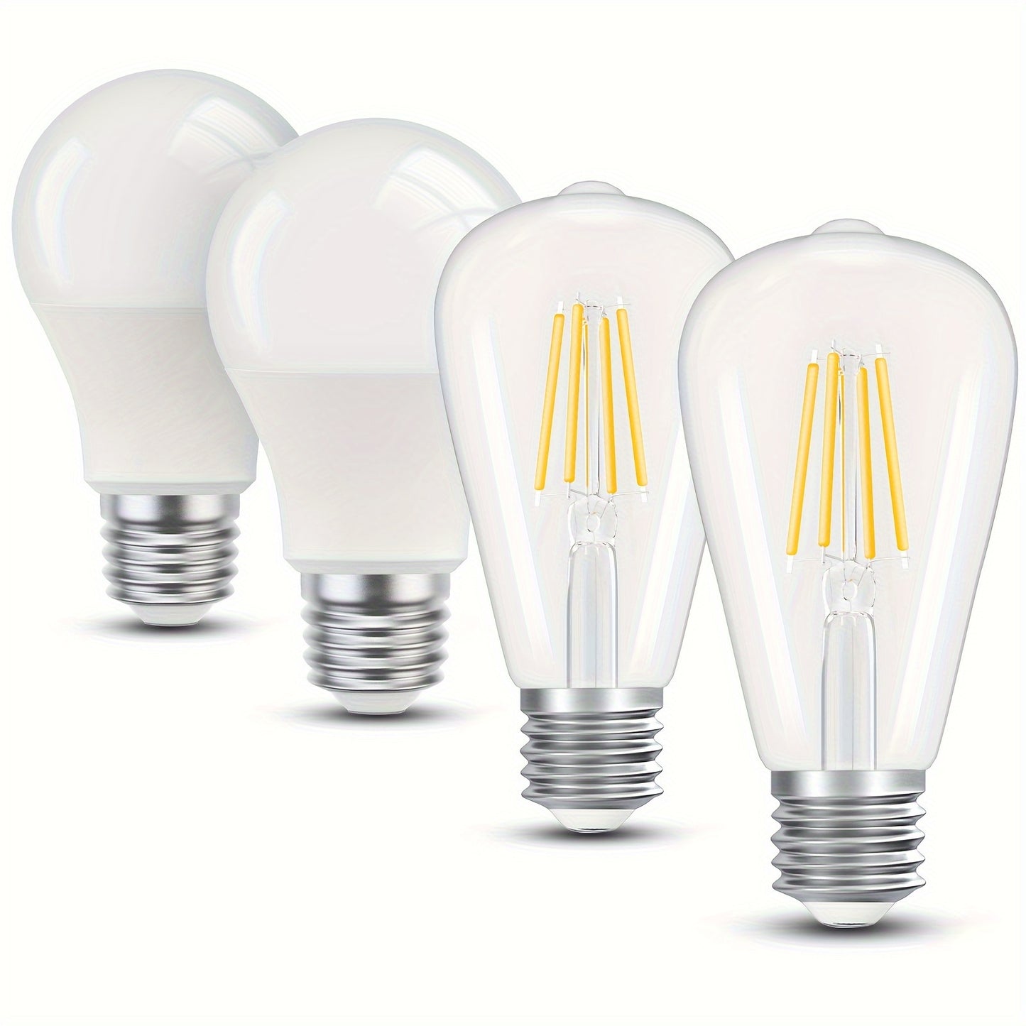 Farmhouse Table Lamps Set with Touch Control and USB Ports