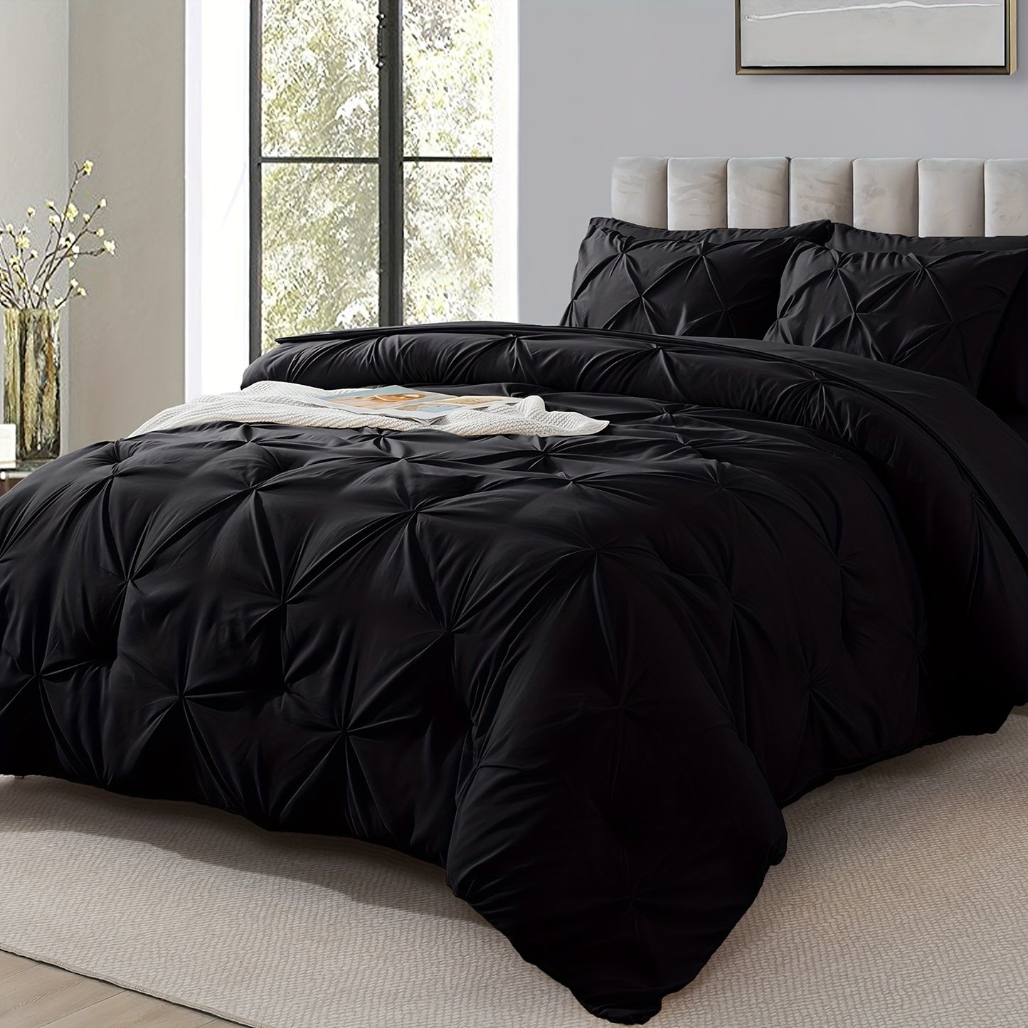 Cosybay 7pc Comforter Set Luxury Soft Bedding All Season