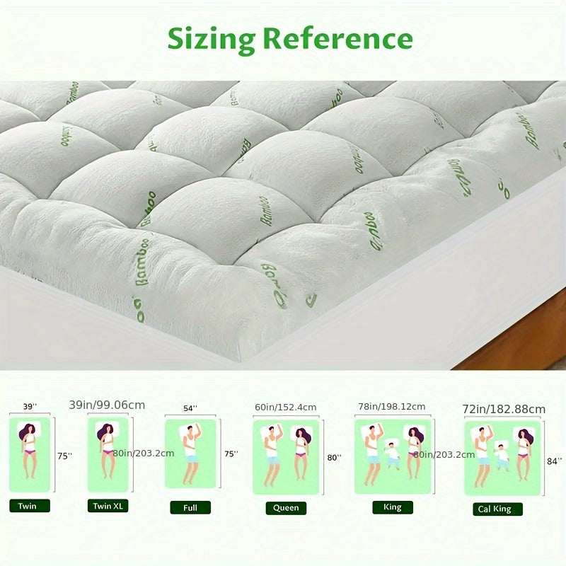 Cooling Bamboo Mattress Topper for Ultimate Bedroom Comfort