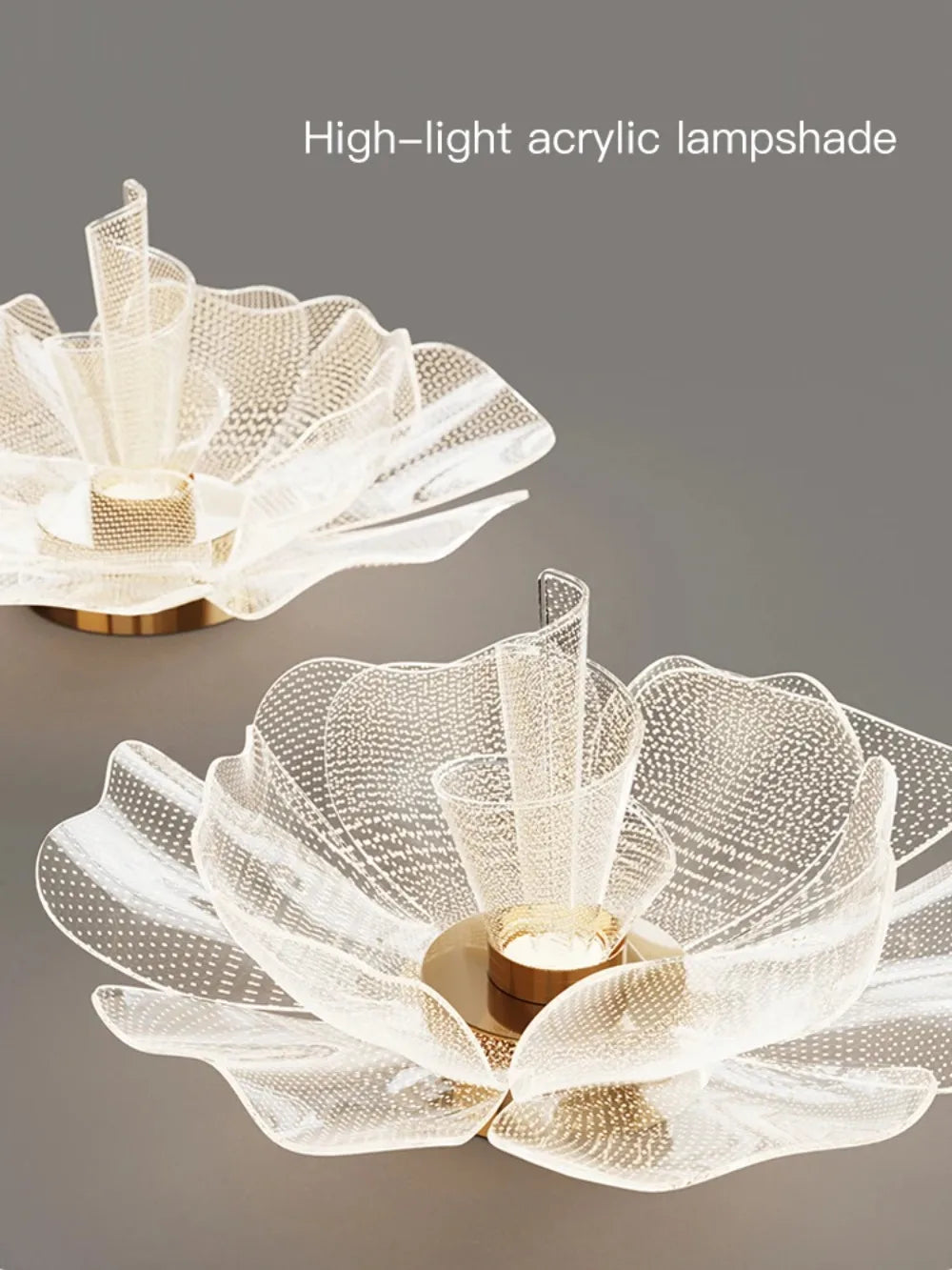Wushiyu Flower LED Ceiling Lamp for Home Decor
