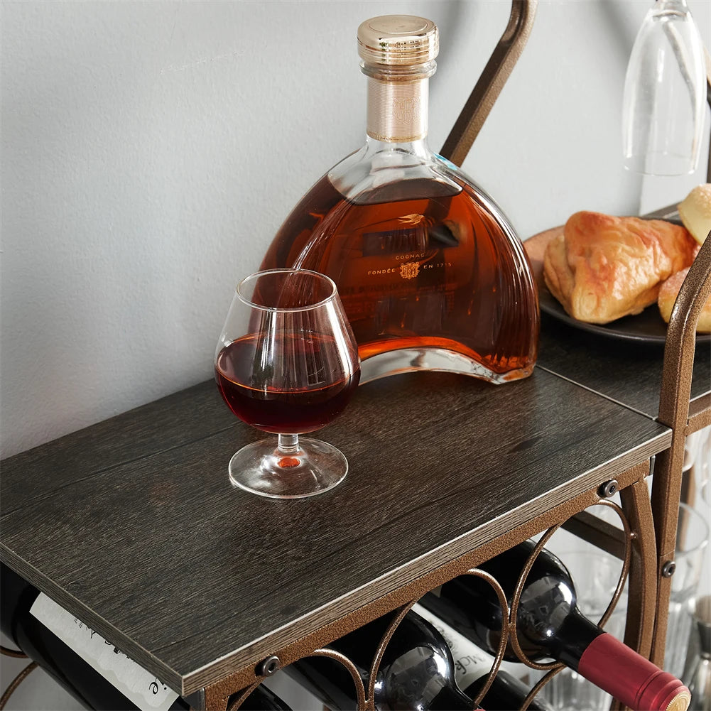 Hign Concerned Floor Wine Rack 11 Bottle 5 Tier Display