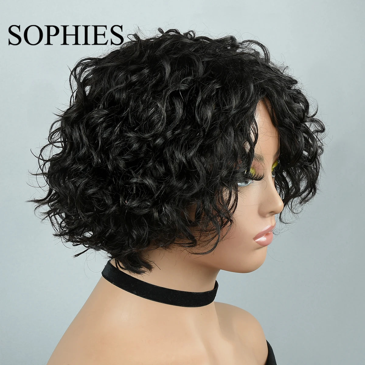 Sophie's Wet Water Wave Short Brazilian Remy Wig Volume
