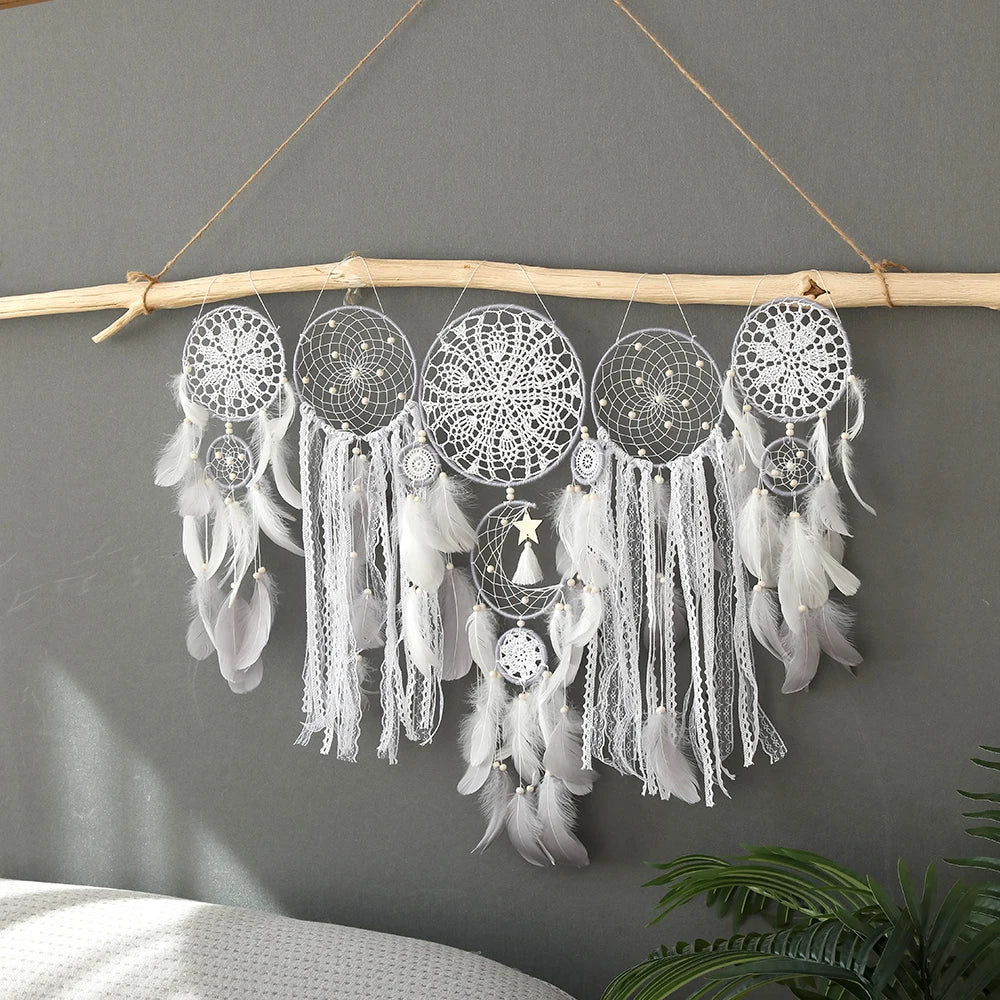 Dromenvanger Bohemian Dreamcatcher Set Wall Hanging