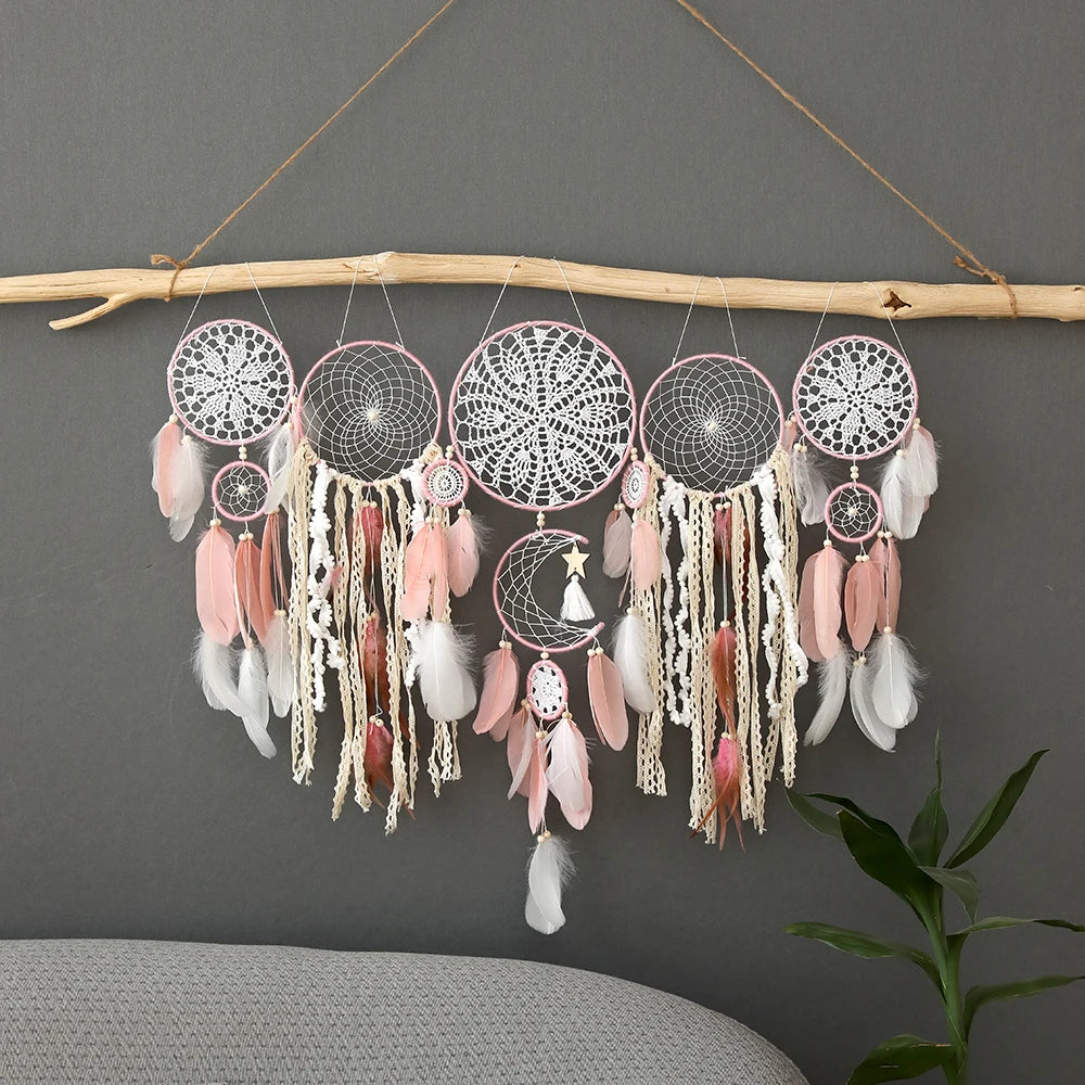 Dromenvanger Bohemian Dreamcatcher Set Wall Hanging