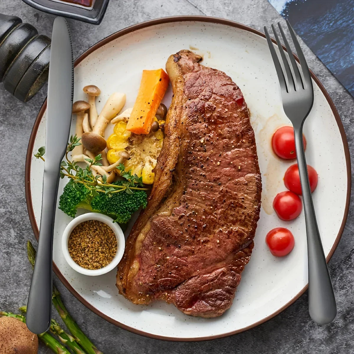 Hign-concerned Cutlery Set 60 Pieces Drawer Dishwasher Safe