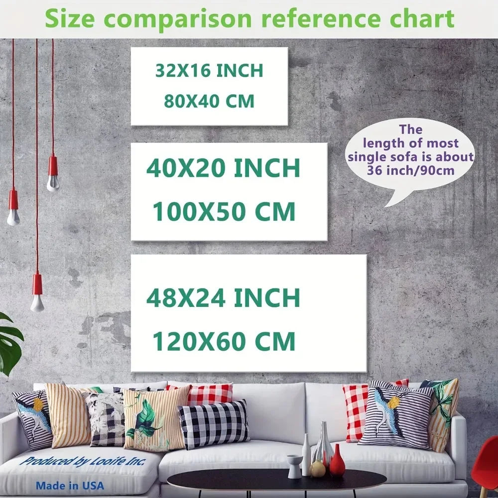 Hign-concerned Nordic Flower Oil Painting On Canvas Deco