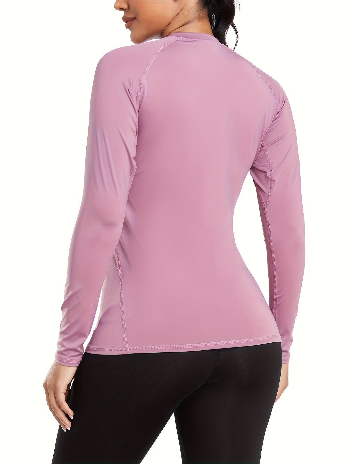 KINGLAMAN Women's Performance Compression Long Sleeve Tops