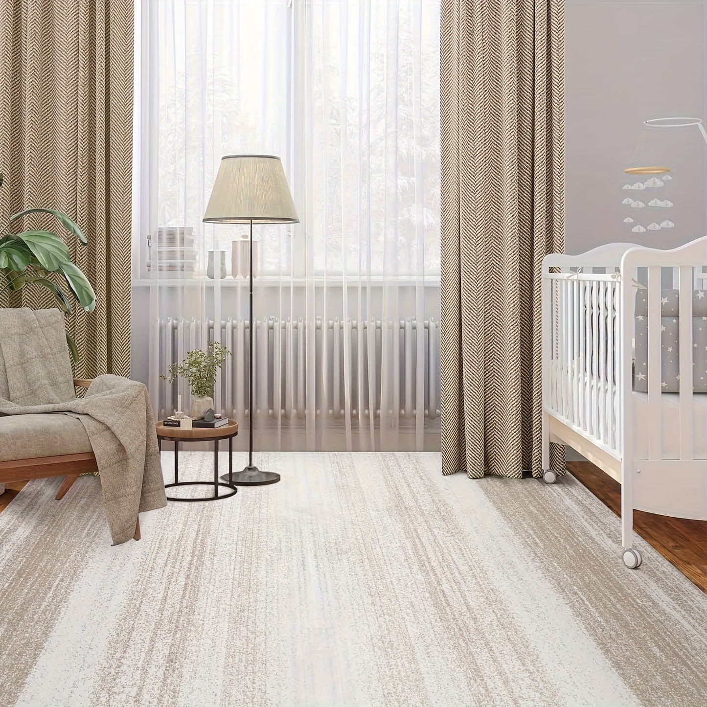 SIXHOME Soft Fluffy Rug For Bedroom Plush Shaggy Carpet