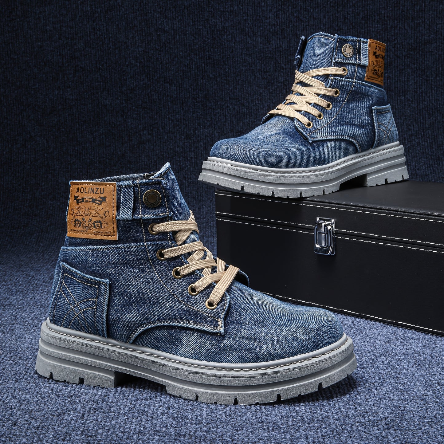 Mens High Top Casual Sports Street Boots All Season Outdoor