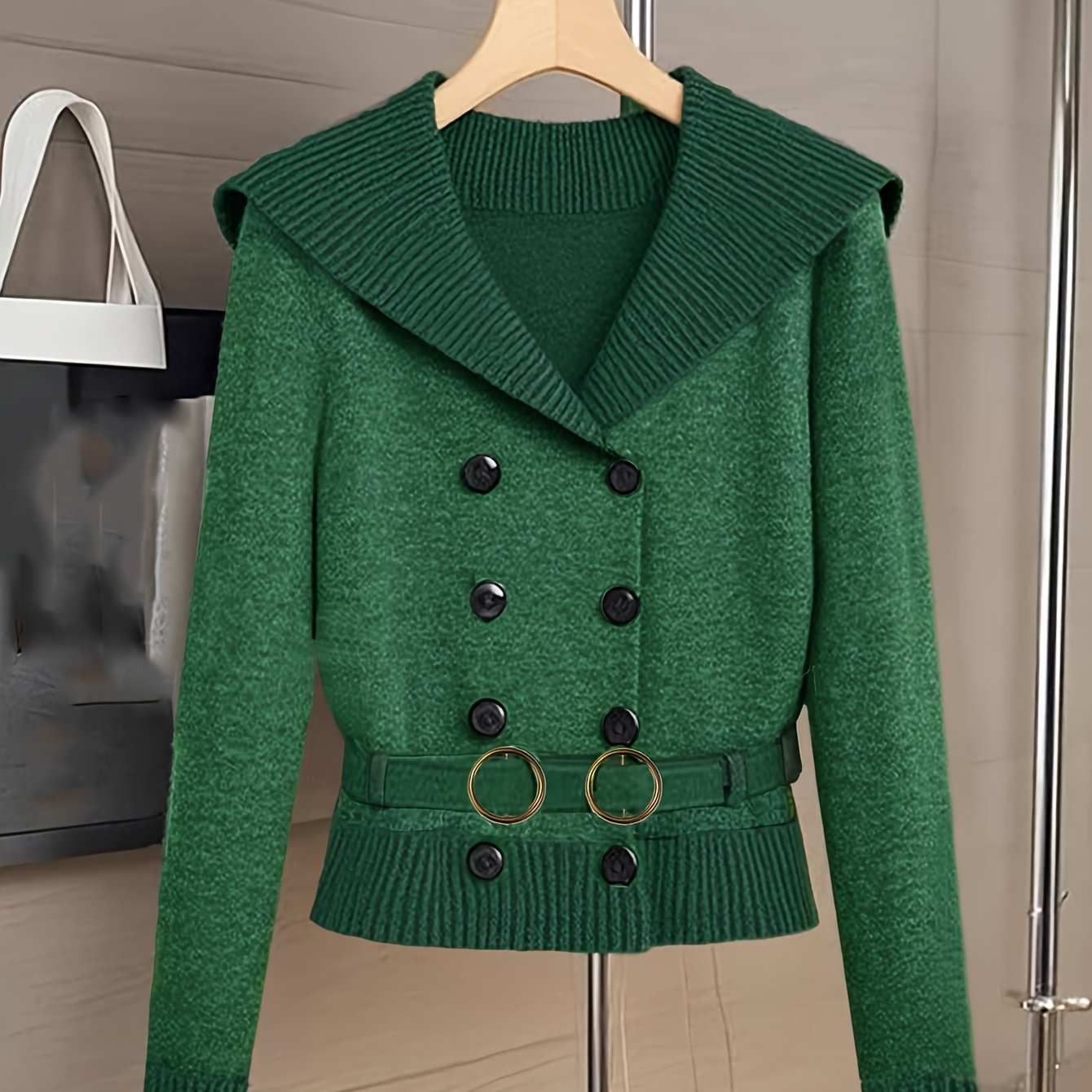 Stretch V Neck Cardigan Womens Office Wear Everyday