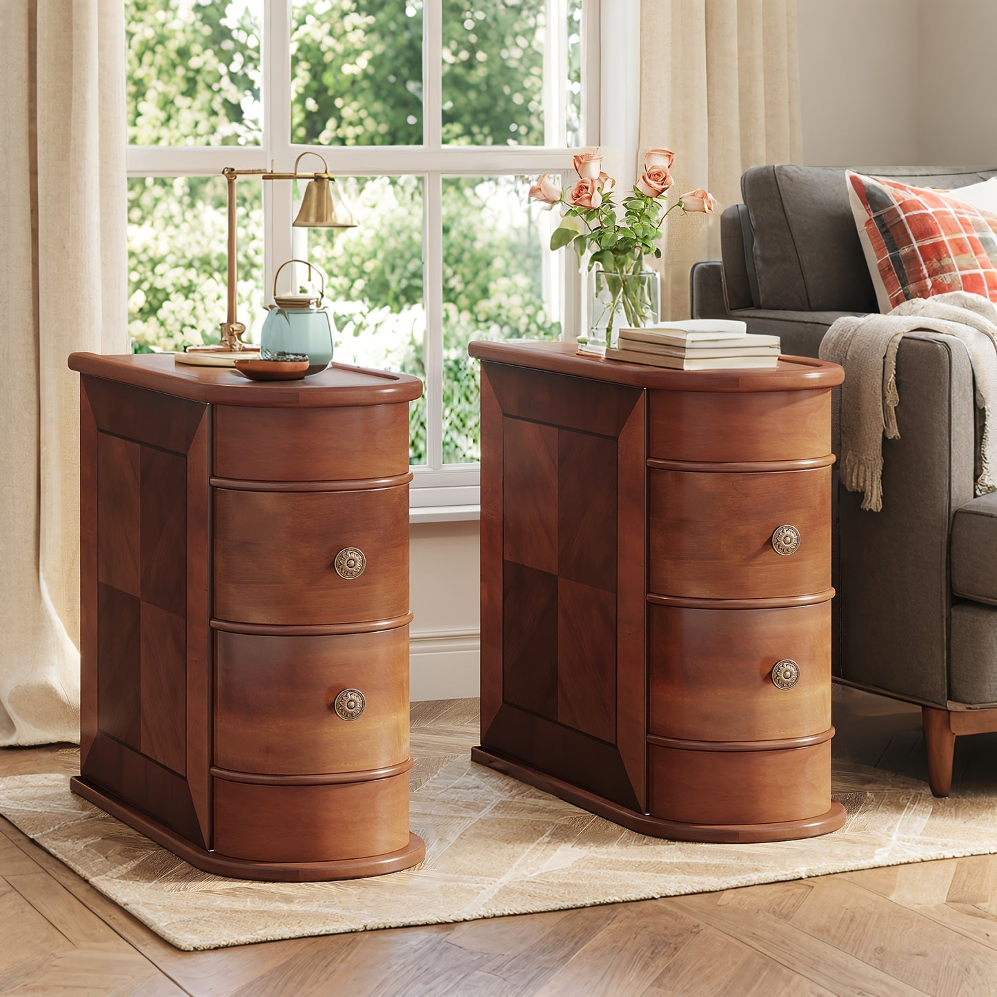 Style Bloom Living Minimalist Coffee Table With Drawers