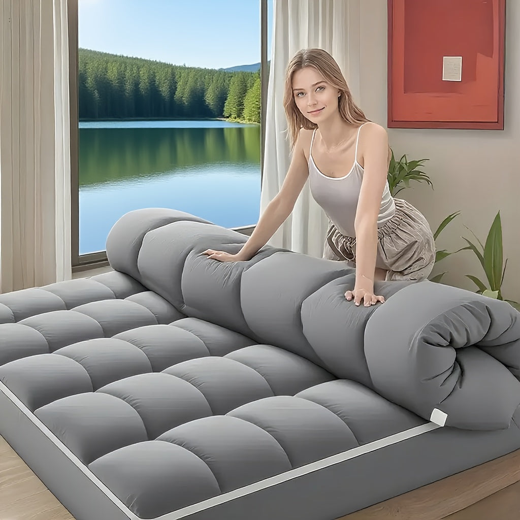 Cooling Bamboo Mattress Topper Breathable Soft and Comfortable Pad