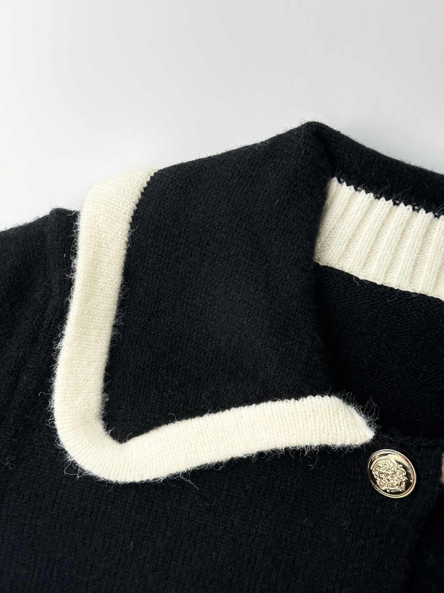 Chic Button Front Knit Sweater For Women All Season