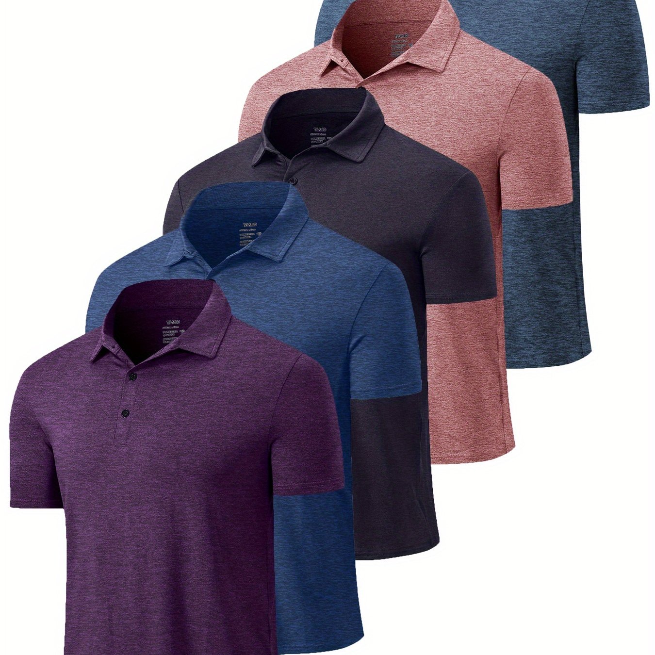 Quick-Dry Golf T-Shirts Pack for Comfortable Outdoor Activities