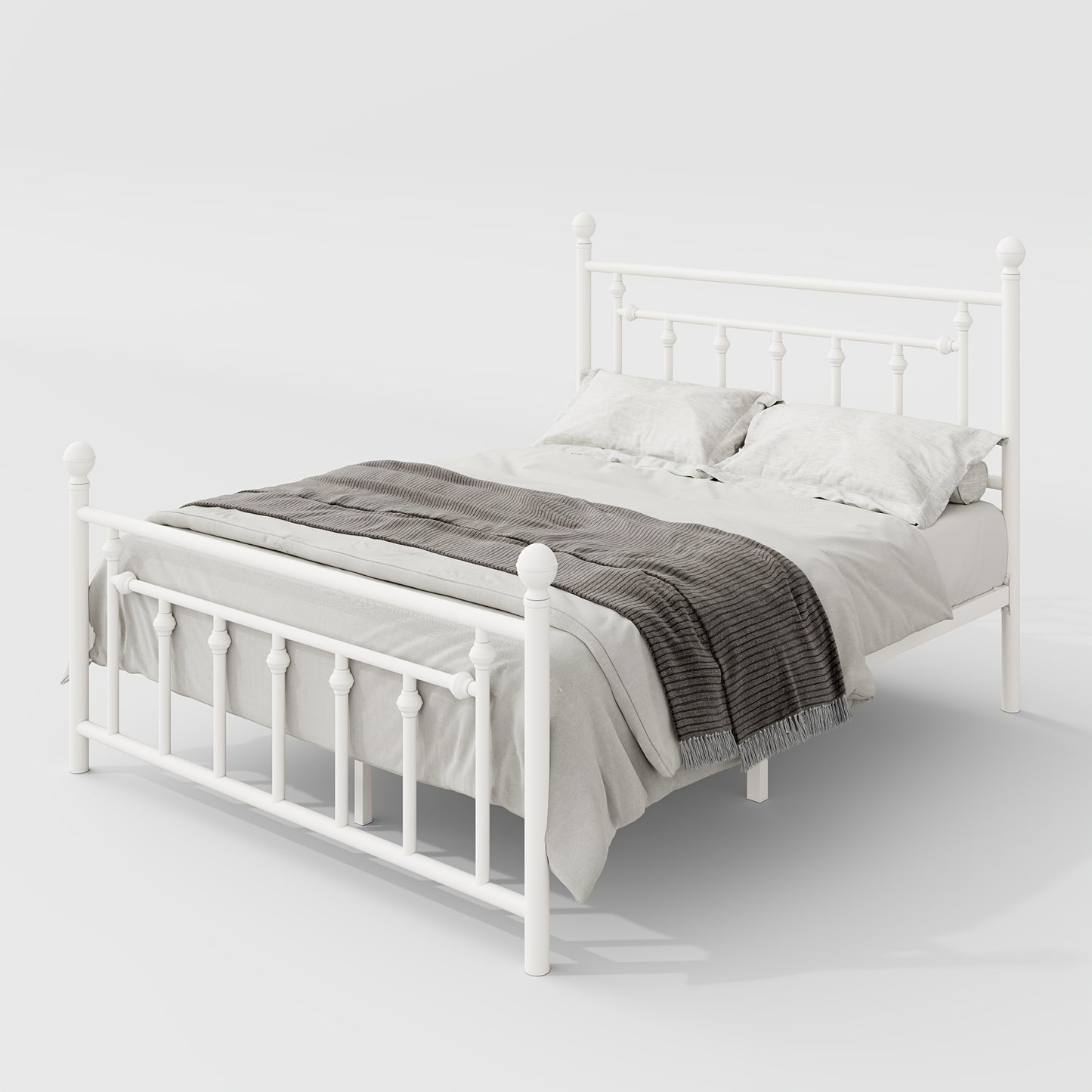 Weeway Modern Metal Platform Bed Frame with Under Bed Storage