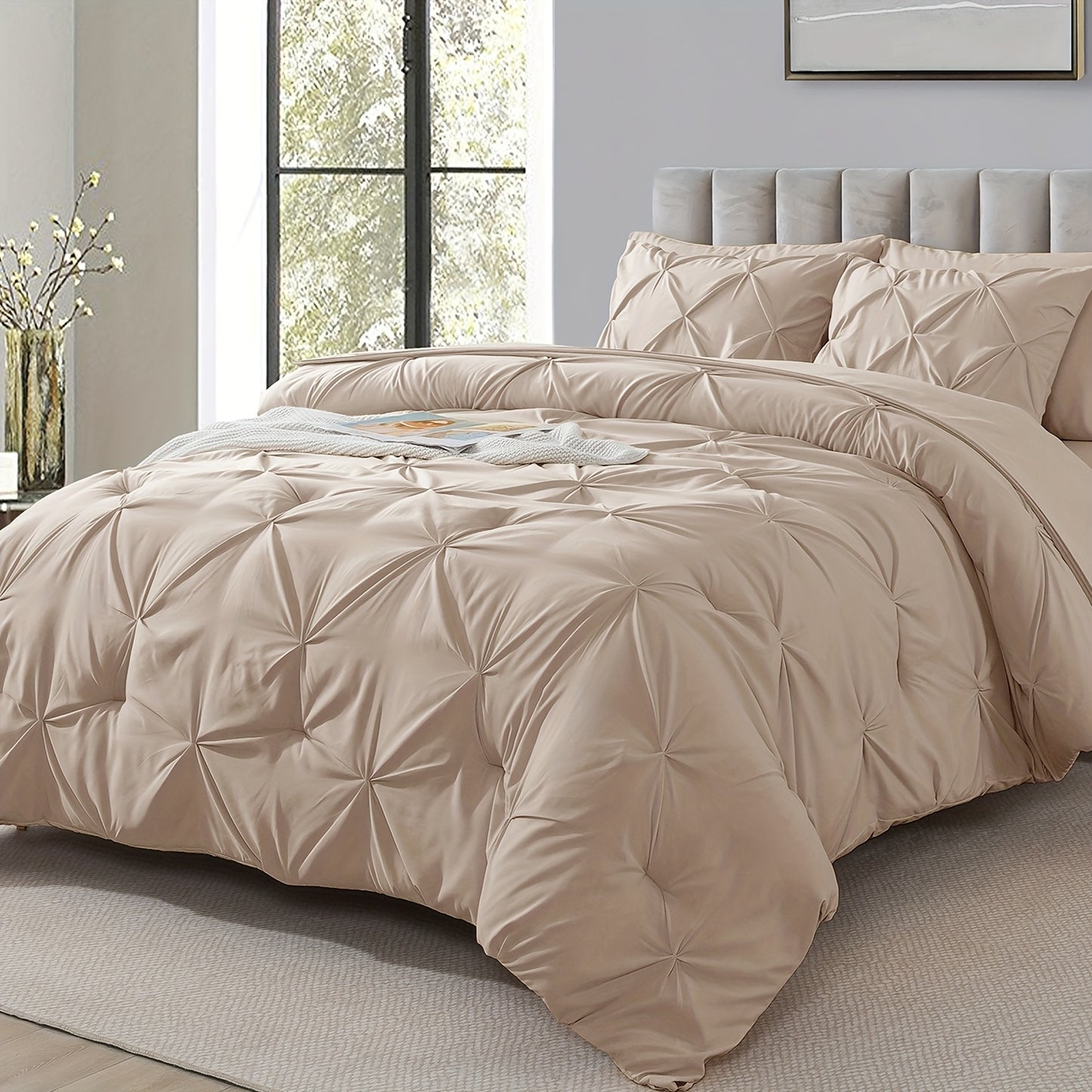 Cosybay 7pc Comforter Set Luxury Soft Bedding All Season