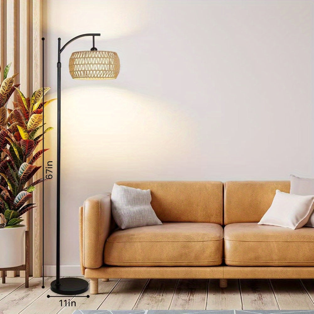 SUCOLITE Arc Floor Lamp With App Remote Dimmable Led