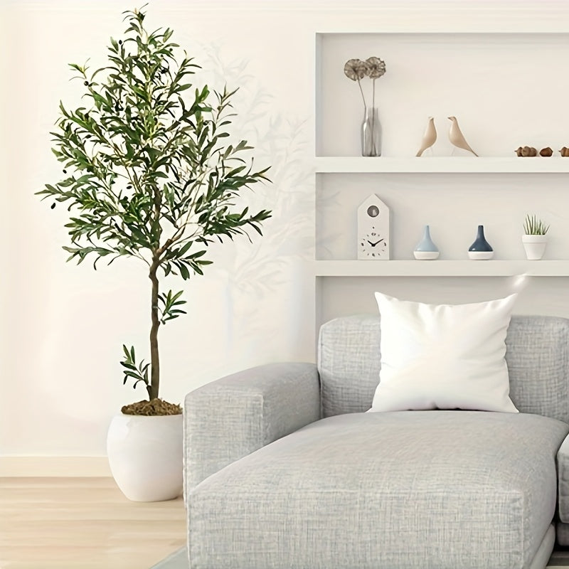 Vitalismod Artificial Olive Tree Indoor Potted Home Decor
