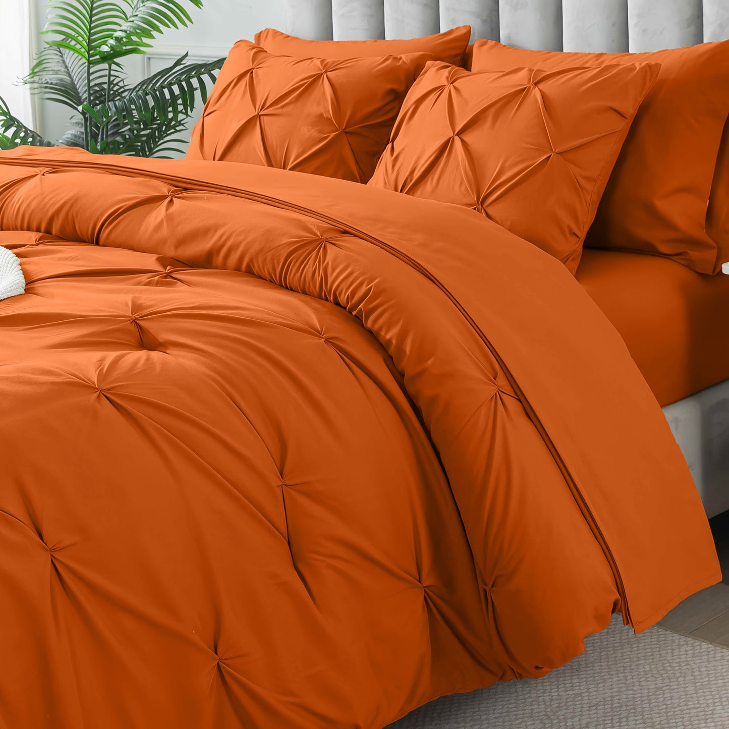 Cosybay 7pc Comforter Set Luxury Soft Bedding All Season