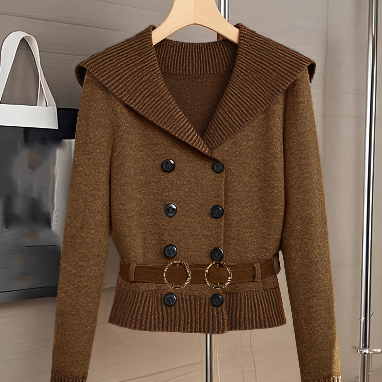 Stretch V Neck Cardigan Womens Office Wear Everyday