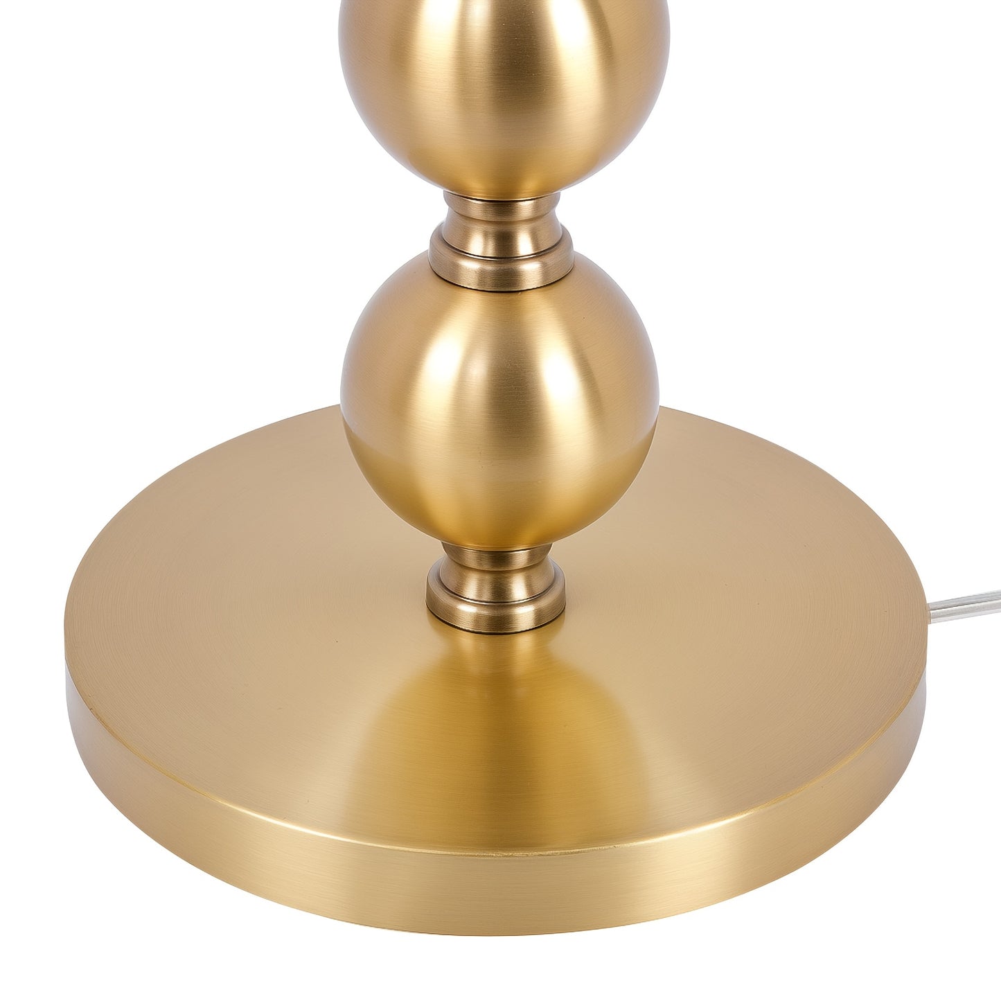 STANBOW Modern Floor Lamp With Linen Shade And Dual Pull