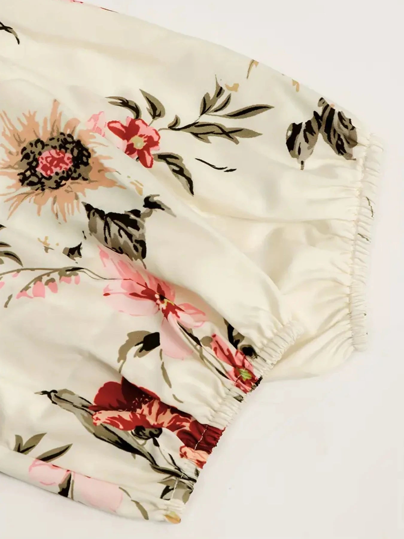 Guangdong Elegant Floral Polyester Women's Dress For Summer