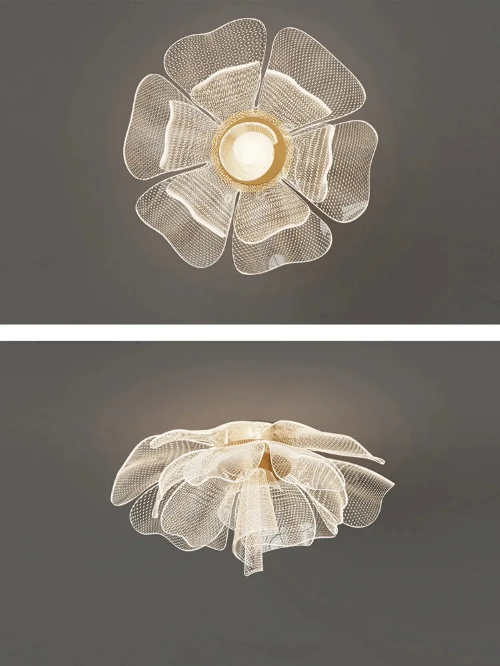 Wushiyu Flower LED Ceiling Lamp for Home Decor