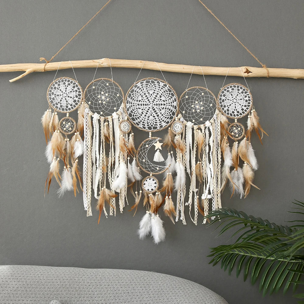 Dromenvanger Bohemian Dreamcatcher Set Wall Hanging