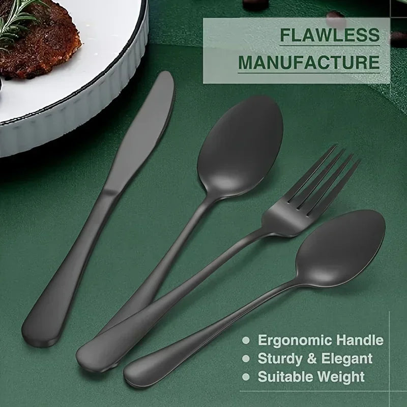 Hign-concerned Cutlery Set 60 Pieces Drawer Dishwasher Safe