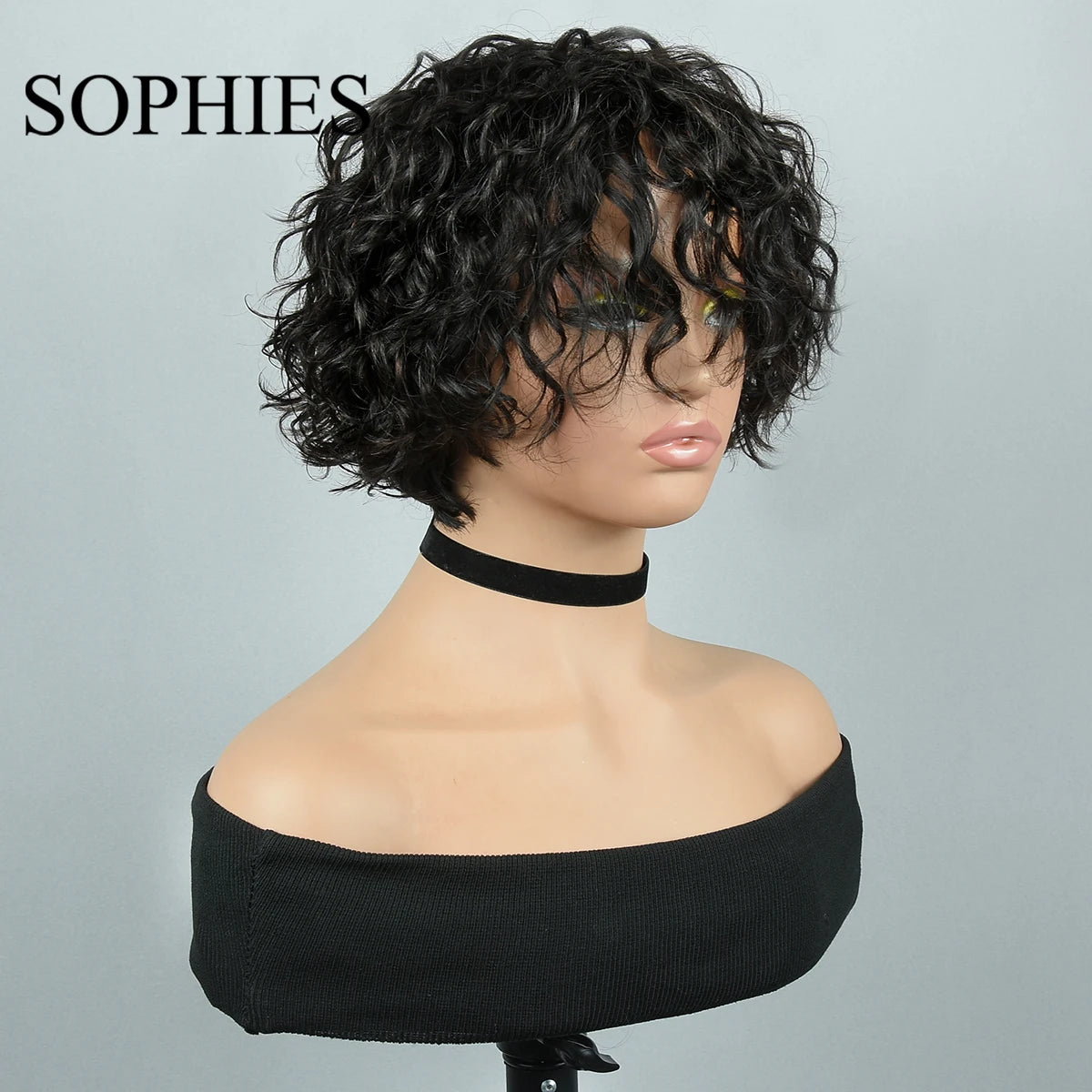 Sophie's Wet Water Wave Short Brazilian Remy Wig Volume
