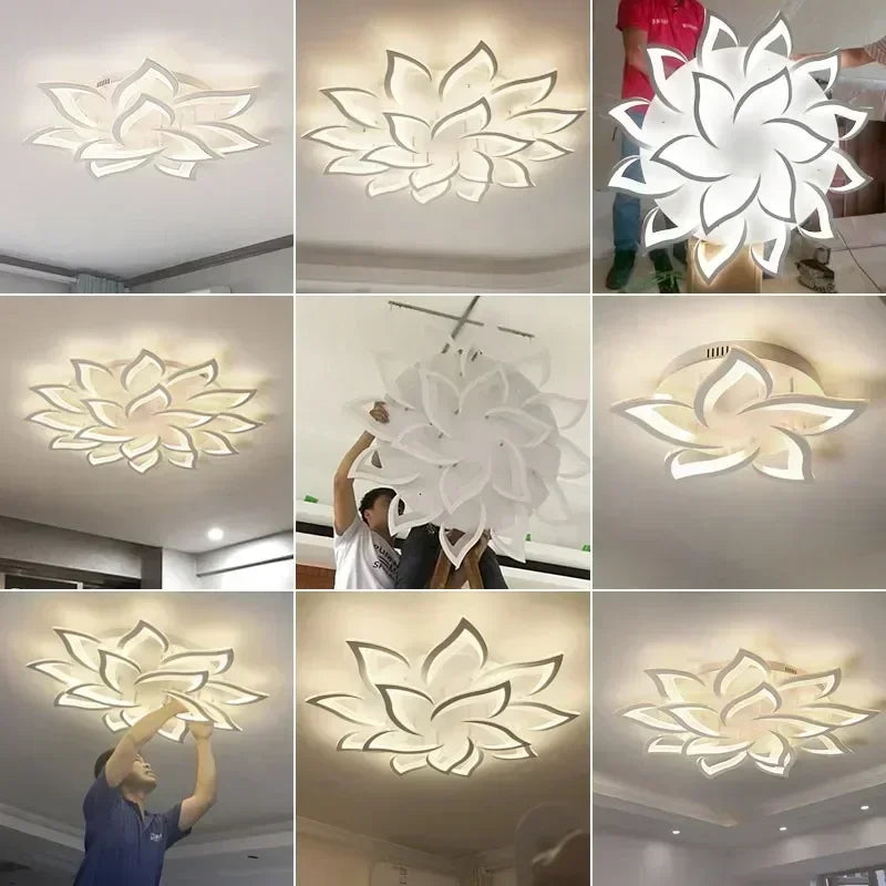 Taonuanshu Modern Acrylic Swallow-Tailed Ceiling Light