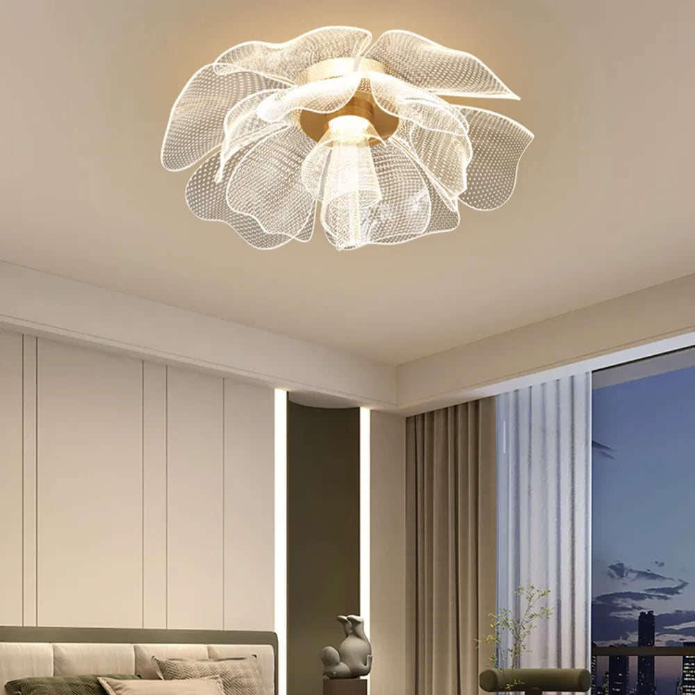 Wushiyu Flower LED Ceiling Lamp for Home Decor
