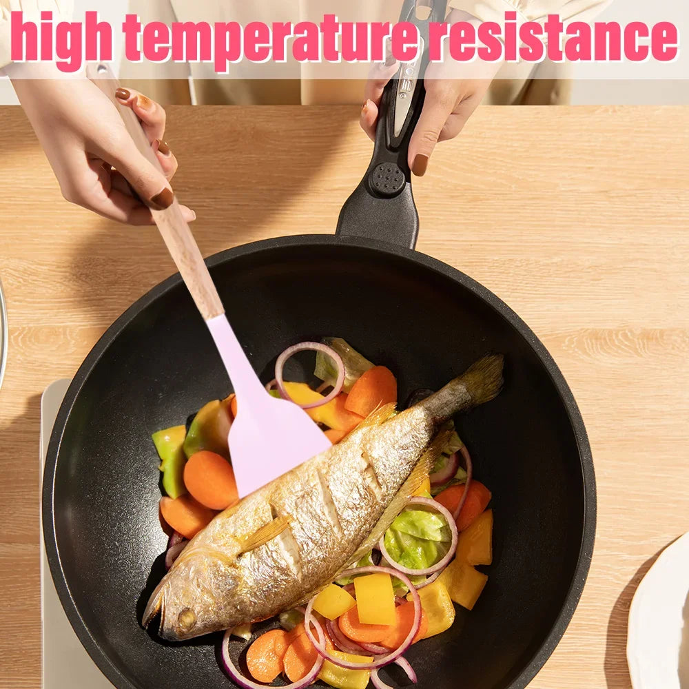 20Pcs Silicone Kitchen Utensils Set With Scissors And Peeler