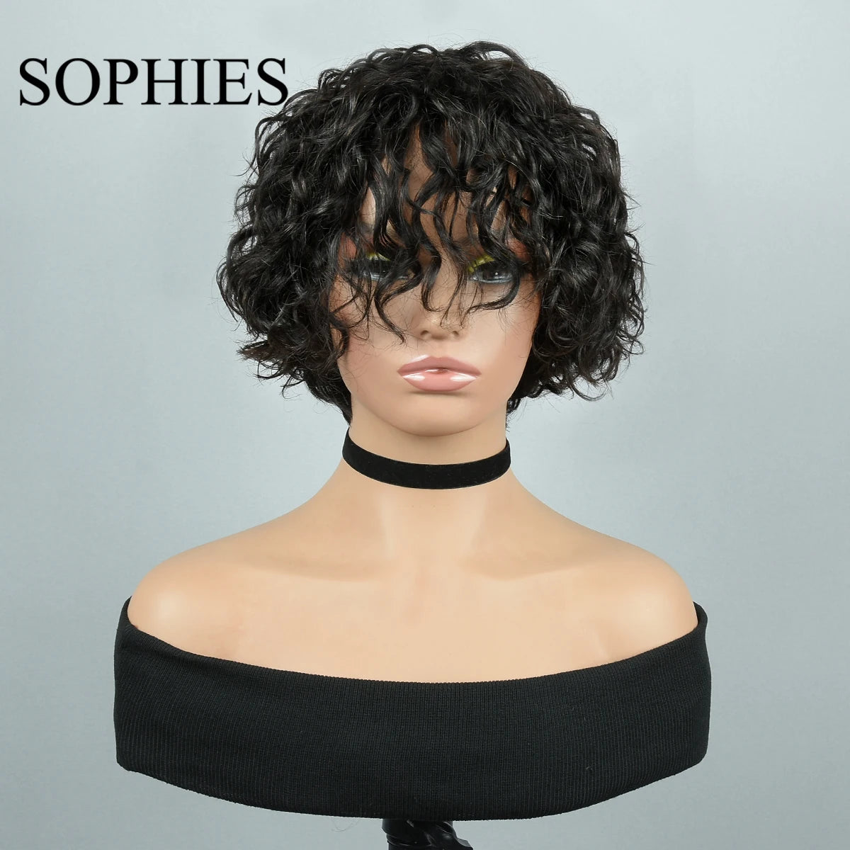 Sophie's Wet Water Wave Short Brazilian Remy Wig Volume