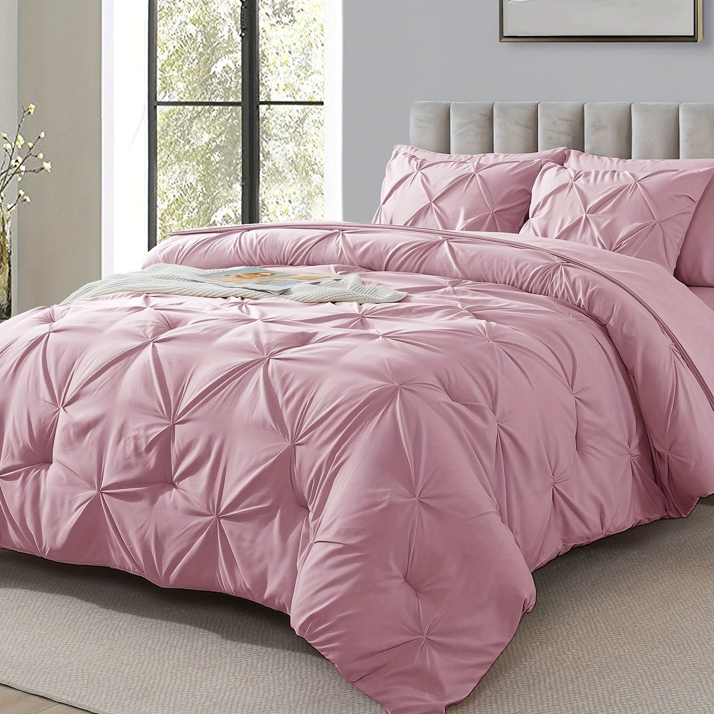 Cosybay 7pc Comforter Set Luxury Soft Bedding All Season