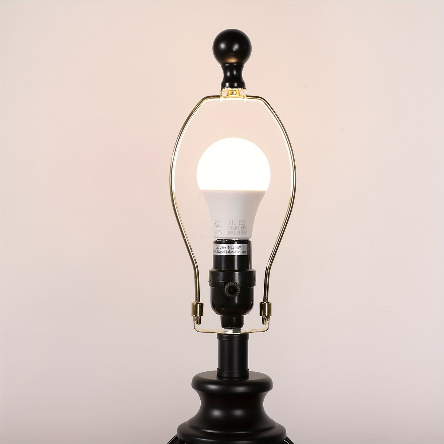 Farmhouse Table Lamps Set with Touch Control and USB Ports