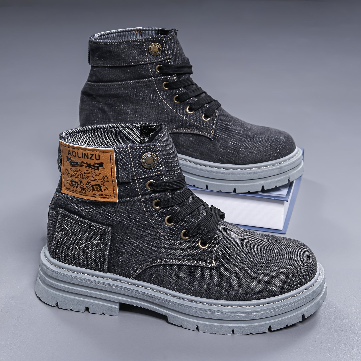 Mens High Top Casual Sports Street Boots All Season Outdoor