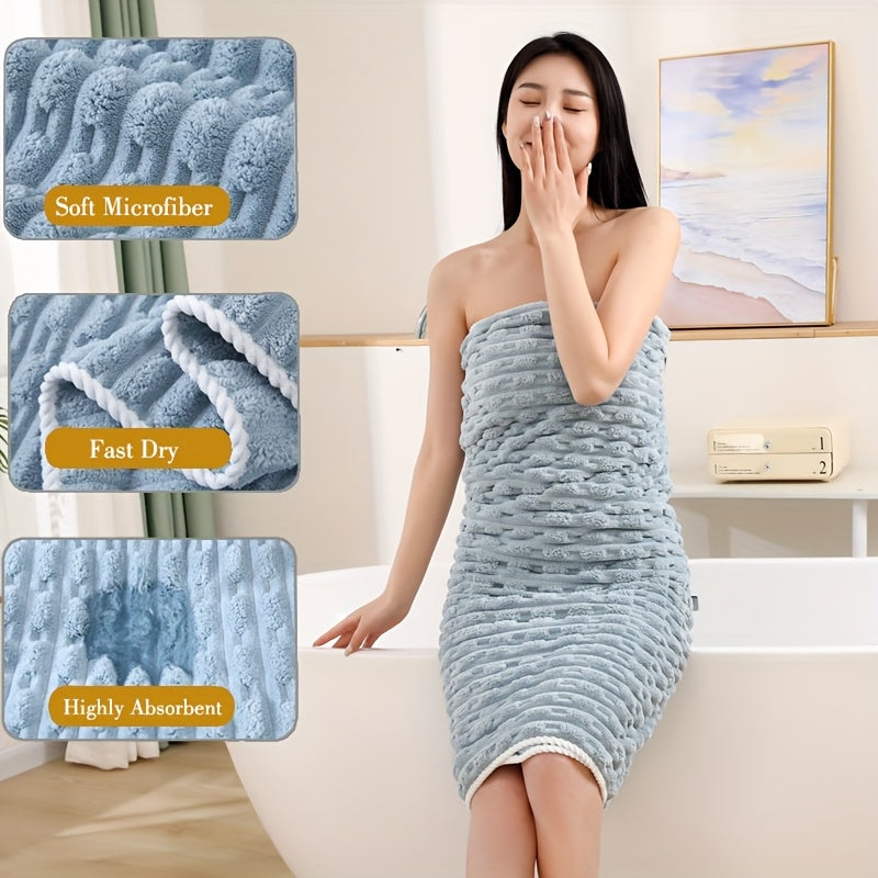 Super Soft Quick-Dry Waffle Weave Bath Towels - 4 Pack