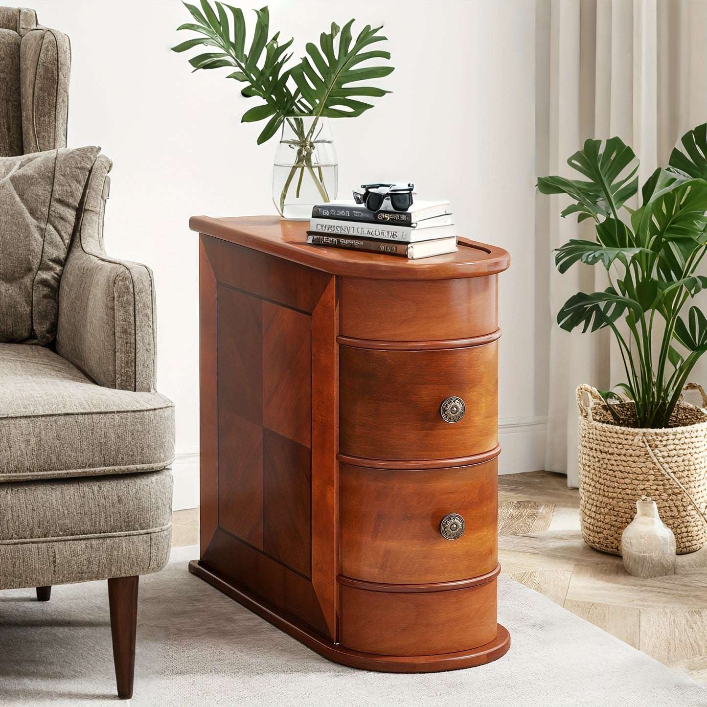 Style Bloom Living Minimalist Coffee Table With Drawers