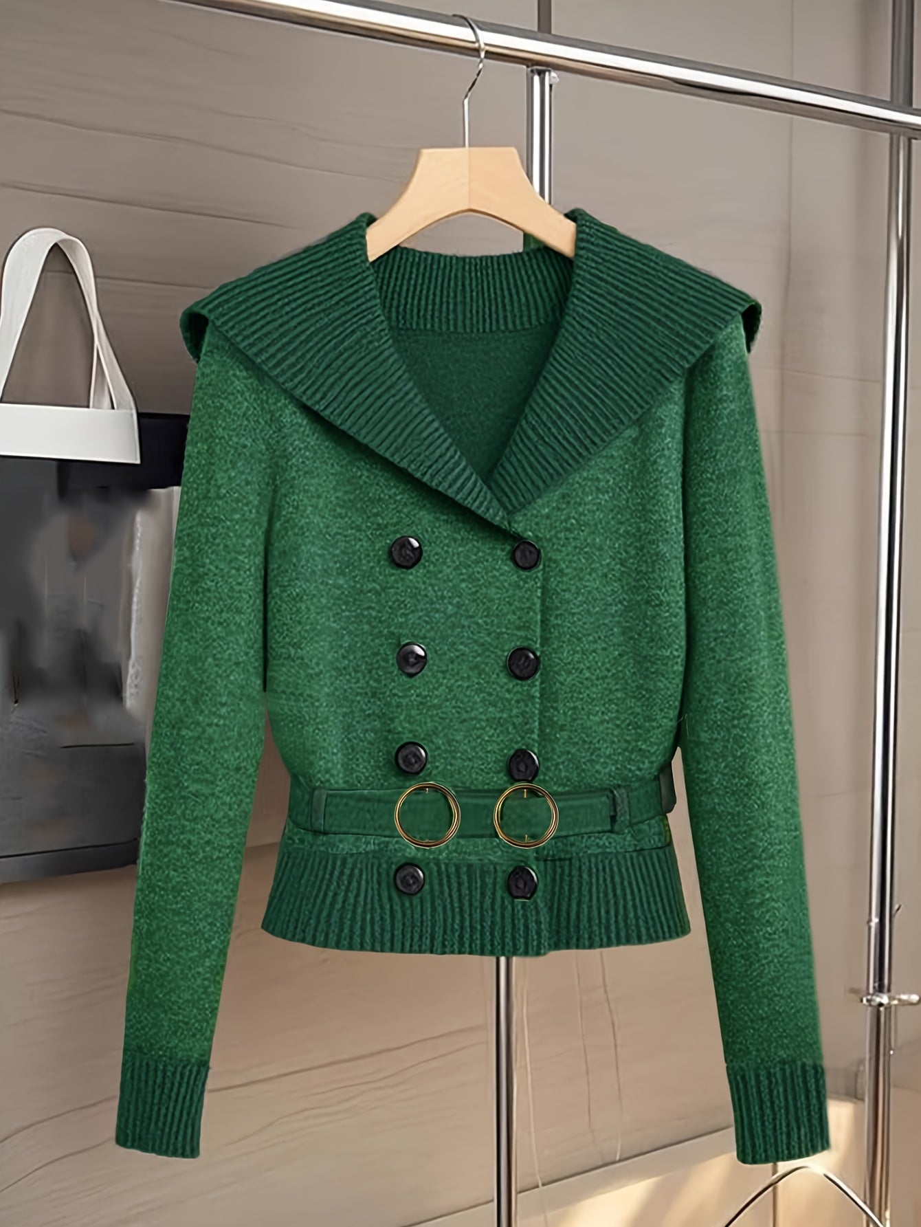 Stretch V Neck Cardigan Womens Office Wear Everyday