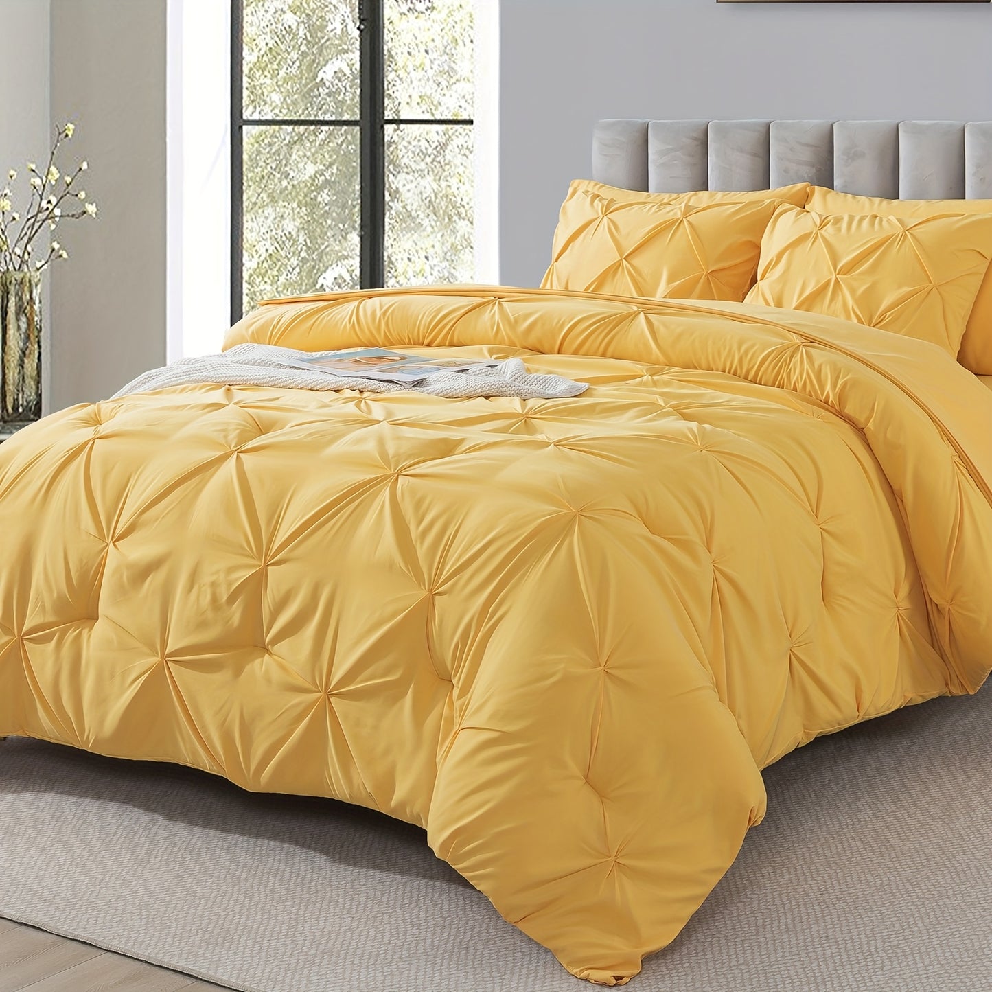 Cosybay 7pc Comforter Set Luxury Soft Bedding All Season