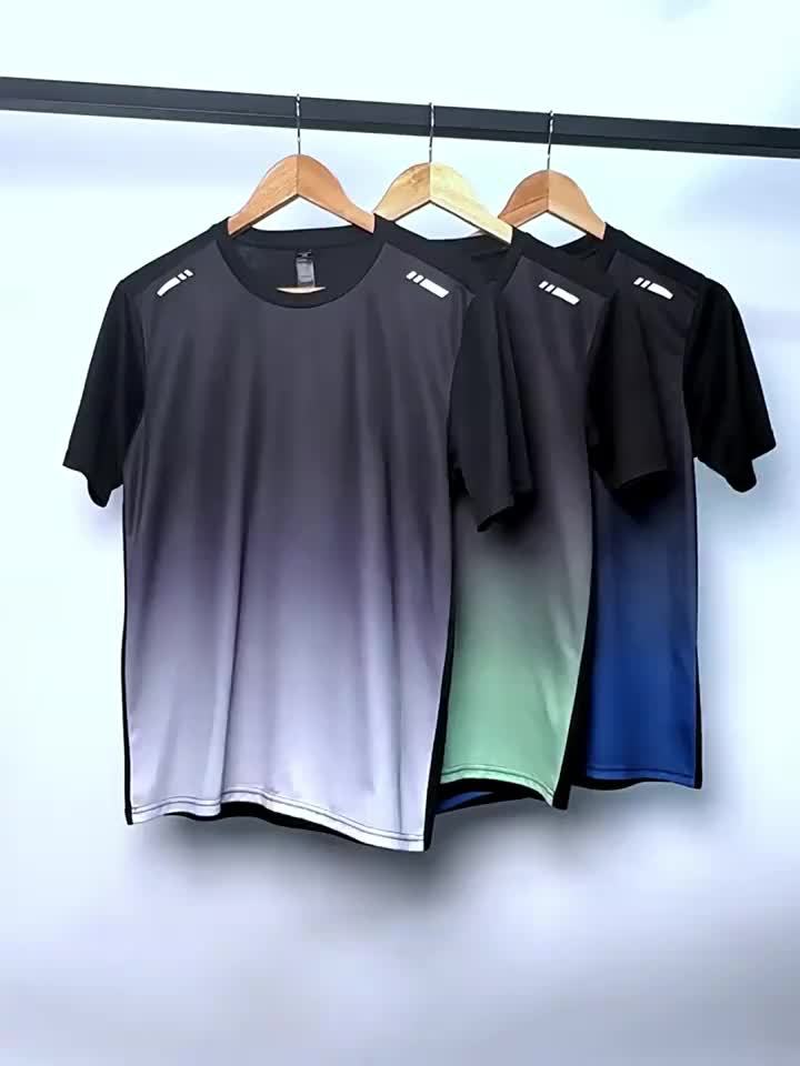 Men's Basketball Training Gradient Tee QuickDrying Shorts