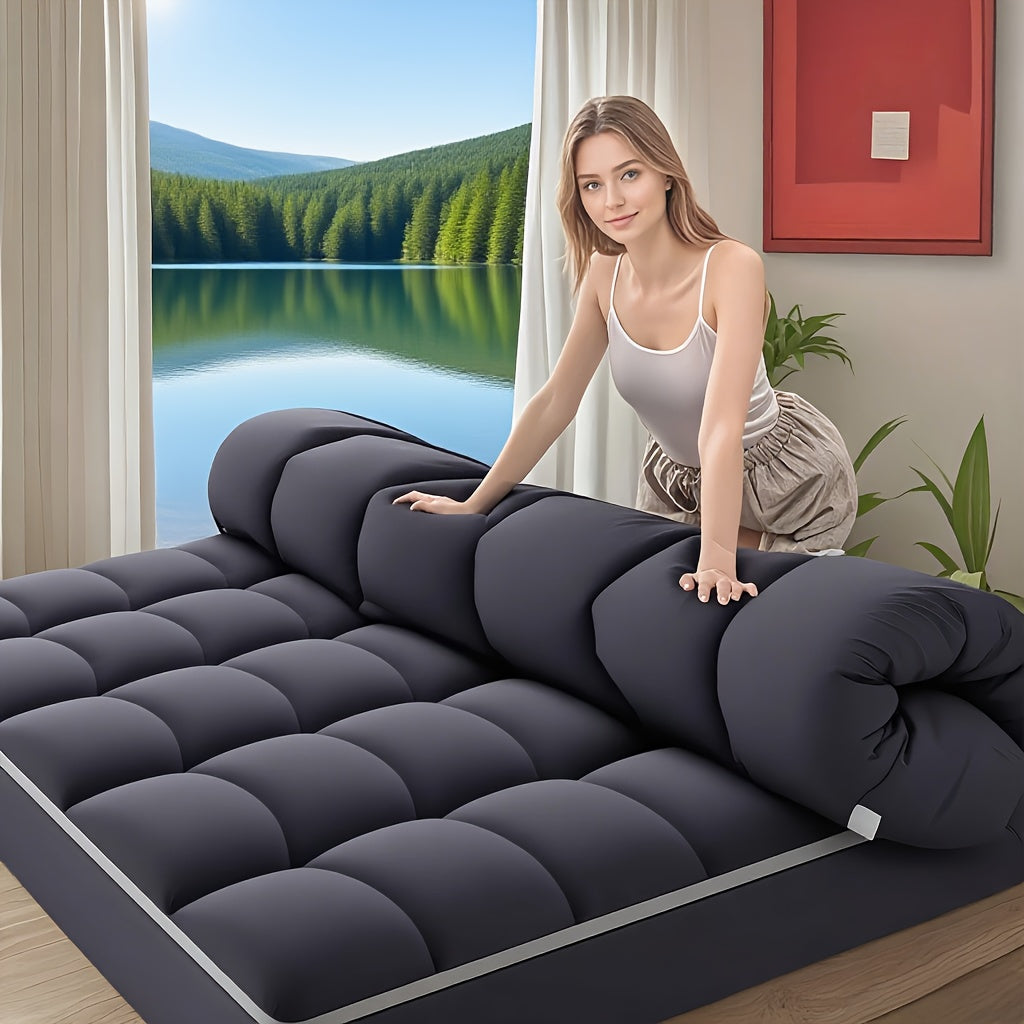 Cooling Bamboo Mattress Topper Breathable Soft and Comfortable Pad