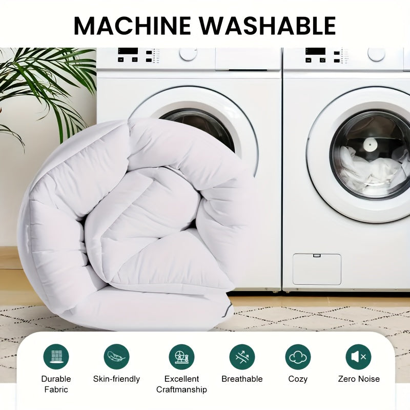 Cooling Bamboo Mattress Topper Breathable Soft and Comfortable Pad