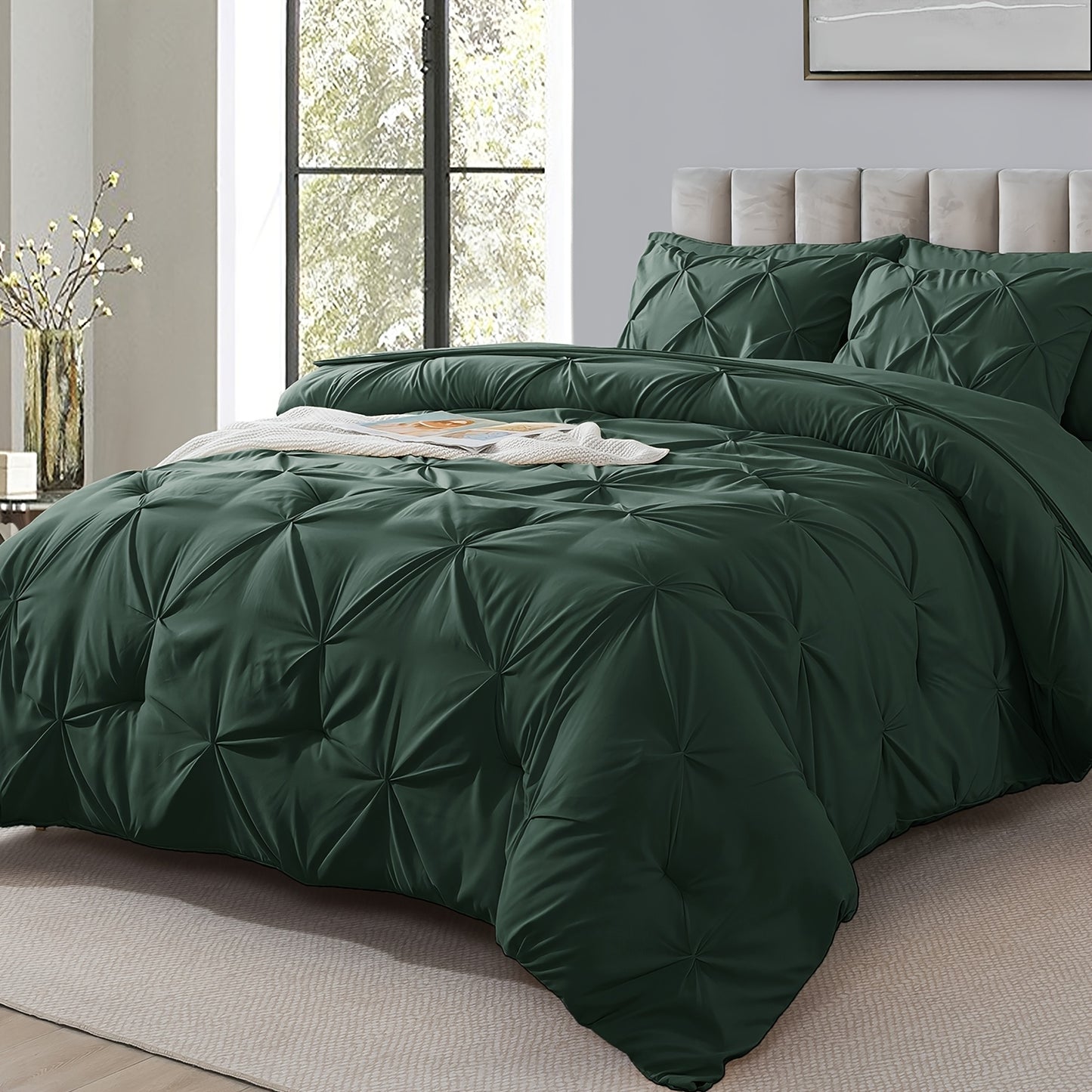 Cosybay 7pc Comforter Set Luxury Soft Bedding All Season