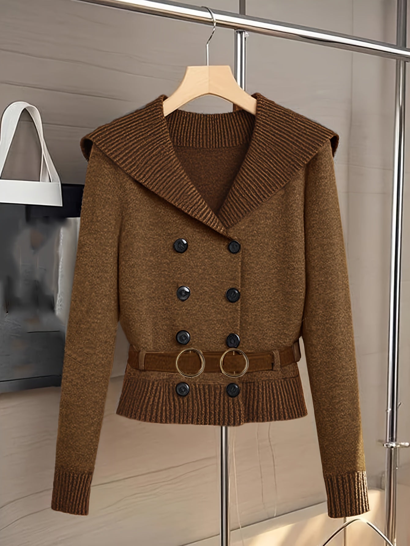 Stretch V Neck Cardigan Womens Office Wear Everyday